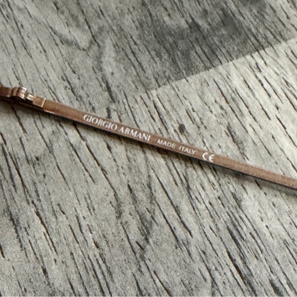 Giorgio Armani Vintage 632 896 135 Round Brown Sunglasses - Picture 8 of 8